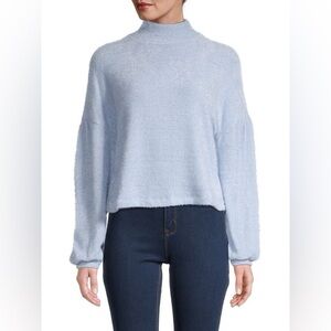 Anthropologie Light Blue Turtleneck Sweater